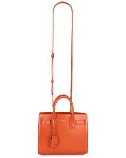 Сумка Nano Sac De Jour Carryall Saint Laurent, Orange Vif slau-wy3159 | orange vif