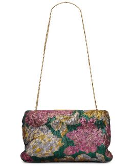 Маленький клатч Saint Laurent, Green & Pink Lame slau-wy3096 | green & pink lame