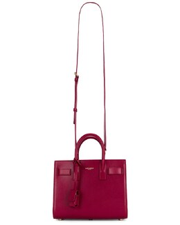 Сумка Nano Sac De Jour Saint Laurent, Cherry Jam slau-wy3077 | cherry jam