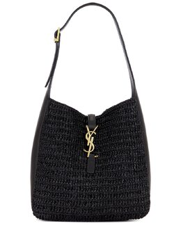 Маленькая сумка Le 5 A 7 Hobo Saint Laurent, Nero slau-wy3046 | nero