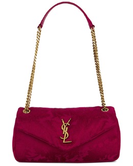 Маленькая сумка-цепочка Calypso Saint Laurent, Red Berries slau-wy3097 | red berries