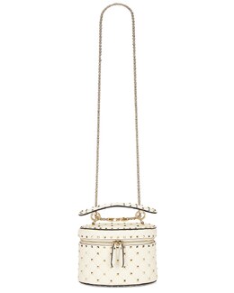 Сумка Rockstud Spike Vanity Valentino Garavani, Light Ivory vent-wy1198 | light ivory