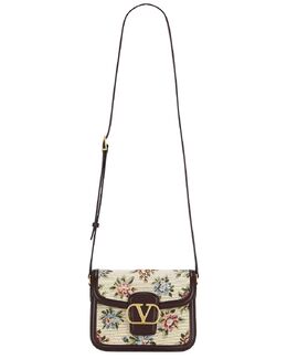 9to5 Сумка через плечо мини Valentino Garavani, Multicolor & Oak Brown vent-wy1268 | multicolor & oak brown