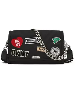 Сумка через плечо NYC Capsule Small DKNY, черный 21998911 | black/silver
