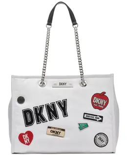 Большая сумка-тоут NYC Capsule DKNY, белый 21998890 | marshmallow/black