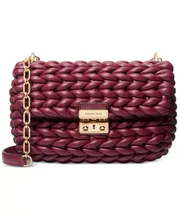Сумка-трансформер на цепочке Tribeca Small Michael Kors, фиолетовый 22400988 | mulberry