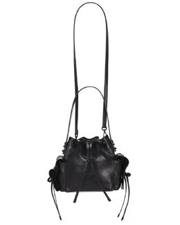 Multipocket Mini Сумка-ведро Lux Acne Studios, Black acne-wy117 | black