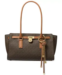Сумка-тоут Hamilton Medium East West Michael Kors, коричневый/бежевый 23098970 | brown/acorn