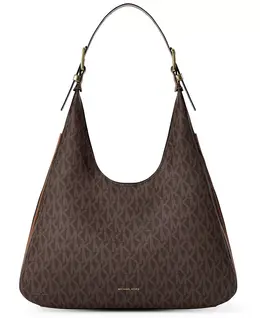 Большая сумка-хобо через плечо Nolita Michael Kors, коричневый/бежевый 23098980 | brown/acorn