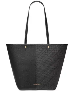 Большая сумка-тоут Flora с застежкой-молнией Michael Kors, черный 22756142 | black