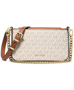 Сумка-трансформер Bryant Small Crossbody Pouchette Michael Kors, белый 23248312 | vanilla/acorn