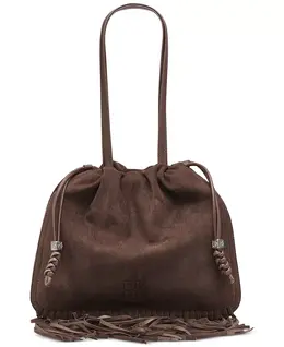 Большая сумка-тоут Halle со шнурком DKNY, коричневый 23252295 | chocolate