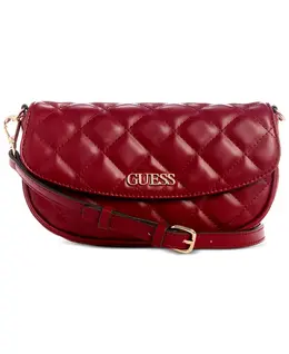 Маленькая стеганая сумка через плечо Tinsley с клапаном Guess, красный 23340087 | red