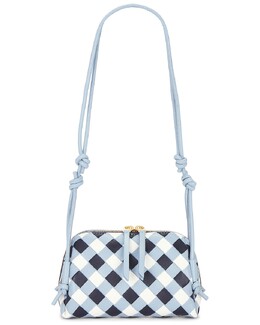Сумка Concert Pouch Bottega Veneta, Abyss, Ice White, & Gold bott-wy1894 | abyss, ice white, & gold