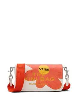 Marc Jacobs The Leather Mini Bag flower-print mini bag 30929223