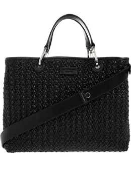 Emporio Armani woven tote bag 31808455