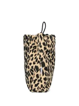 Aspesi Fustian leopard-print drawstring shoulder bag 32019847