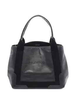 Balenciaga 2000s logo-perforated tote bag 31911842