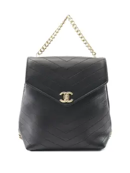 Chanel 2018-2019 leather backpack 31911820