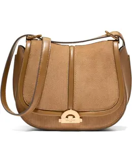 Сумка-седельник Celenea Mini Cole Haan, коричневый 23785570 | golden honey suede