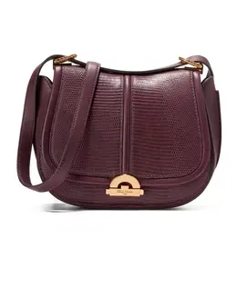 Сумка-седельник Celenea Mini Cole Haan, красный 23785570 | black garnet lizard