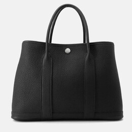 Hermes Garden Party TPM Black Negonda Leather Tote Bag 1206031