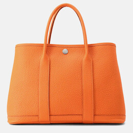 Hermes Garden Party TPM Orange Minyan Negonda Leather Bag 1212128