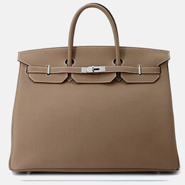 Hermes Birkin 40 Etoupe Togo Leather Bag 1212118