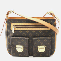 Louis Vuitton Hudson Brown Monogram Canvas Gm Crossbody Shoulder Bag 1212327
