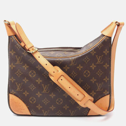 Louis Vuitton Boulogne Brown Monogram Canvas PM Shoulder Bag 1212324