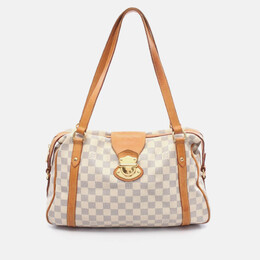 Louis Vuitton Stresa PM Shoulder Bag Damier Azur Canvas Leather 1212304
