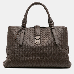 Bottega Veneta Brown Medium Nappa Intrecciato Roma Tote 1211948