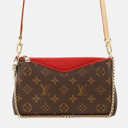Louis Vuitton Pallas Clutch Cerise Monogram 1212070