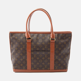 Louis Vuitton Sac Weekend Brown Monogram Canvas PM Shoulder Tote 1212310