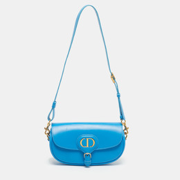 Christian Dior Blue Leather East-West Bobby Shoulder Bag 1210037