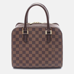 Louis Vuitton Triana Brown Damier Ebene Canvas Top Handle Bag 1212320