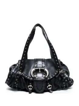 Christian Dior 2000s leather studded shoulder bag 31941151