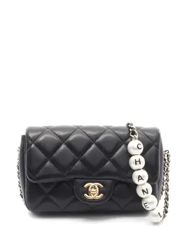 Chanel 2019 small Classic Flap matelassé shoulder bag 32008384