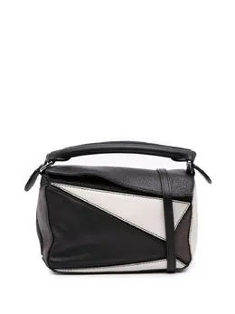 Loewe 2019 Mini Tricolor Calfskin Puzzle satchel 32041278