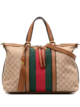 Gucci 2016-2025 Medium GG Canvas Rania Top Handle Bag satchel 32042272