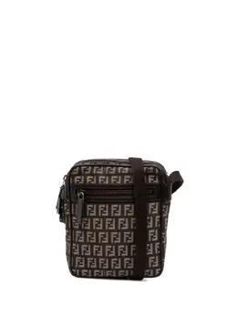 Fendi 2000-2010 Zucchino Canvas crossbody bag 32042375