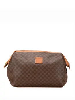 Celine 2018-2025 Macadam Coated Canvas clutch bag 32041797