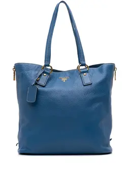 Prada 2000-2025 Vitello Daino Side Zip Shopper tote bag 32036642