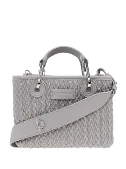 Emporio Armani quilted woven tote bag 31807720
