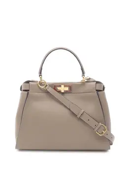 Fendi 2000-2010 Medium Leather Selleria Peekaboo Iconic satchel 32055719