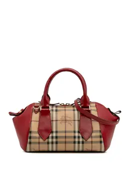 Burberry 2000-2017 Small Haymarket Check Coated Canvas Blaze satchel 32040774