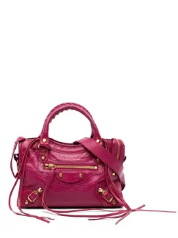 Balenciaga 2017 Mini Lambskin Motocross Giant 12 City satchel 32041228