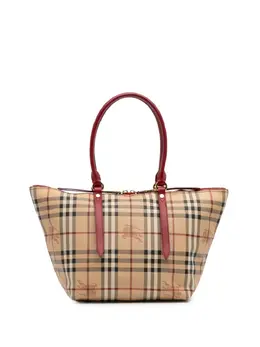 Burberry 2000-2017 Small Haymarket Check Coated Canvas Salisbury tote bag 32037538