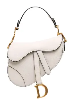 Christian Dior 2022 Mini Grained Calfskin Saddle Bag satchel 32042325