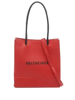 Balenciaga 2000-2025 XXS Leather Logo Shopping Tote satchel 32052615